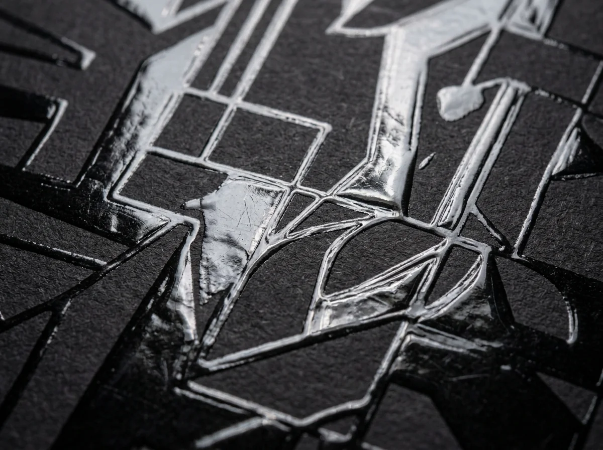 Spot UV gloss label