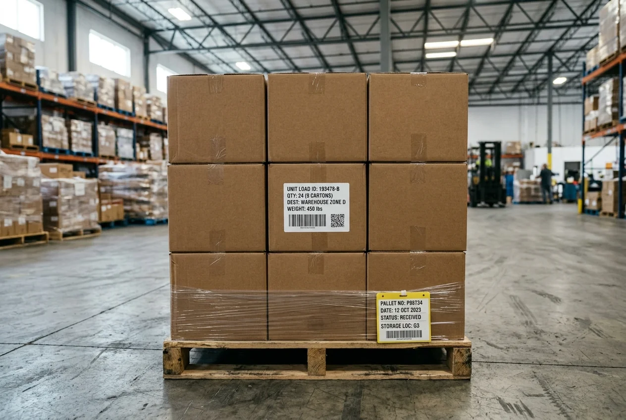 Carton and pallet identification labels