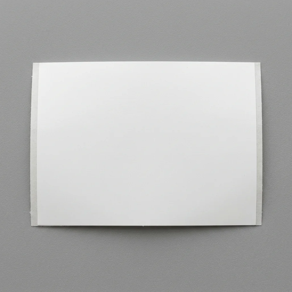 White BOPP film label material